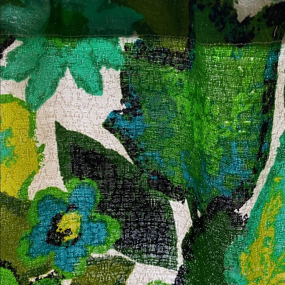VTG Vibrant Handmade Floral Café Curtains